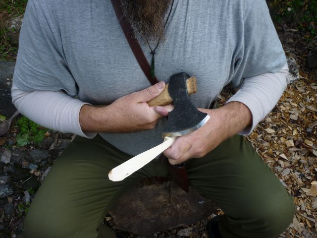 wood carving axe